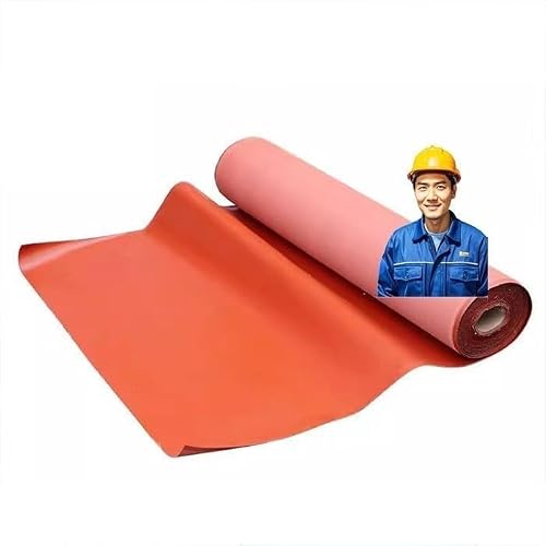 Kanduo Industrial Welding Curtains Welding Blankets, Welding Blanket, Fireproof Blanket, Thickened Flame Retardant Protective Mat, For Car Camp(Rosso)