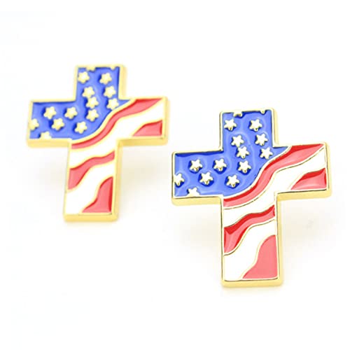 Broche créative Healvian décoration drapeau pour veste de cérémonie - 6