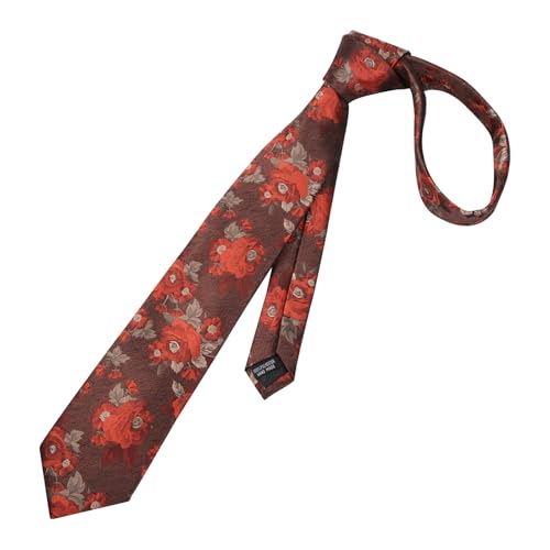 Image of Alizeal Mens 3.15'' Colorful Flower Pattern and handkerchief Necktie Set