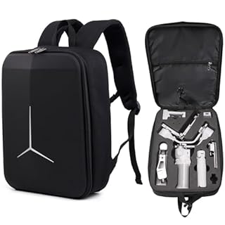 Étui à dos pour DJI RS 4 Mini, sac de transport, étui de rangement de voyage, housse de protection en EVA, organiseur portable pour stabilisateur de cardan RS4 Mini, accessoires combinés protection