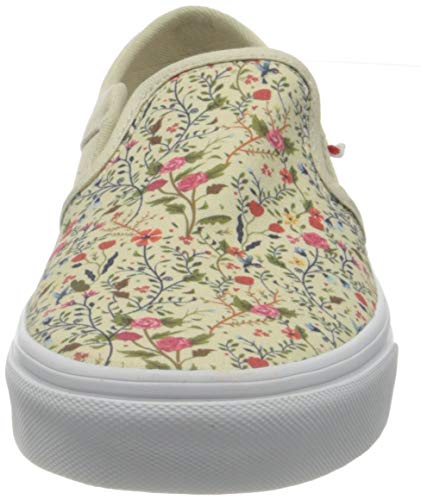 Vans Vans Women's Asher Sneaker, Ditzy Floral Turtledove White, 7.5