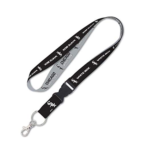 MLB Chicago White Sox Lanyard with Detachable Buckle, 3/4"