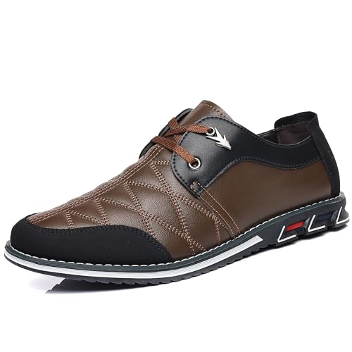 Image of COSIDRAM Mens Casual Shoes Fashion Sneakers Dress Shoes for Men Walking Shoes Business Office Comfort Loafers