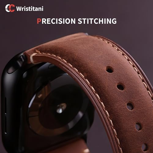 Image of Wristitani Genuine Leather Strap for Apple Watch