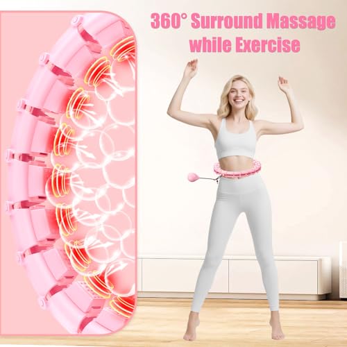 Adjustable weighted hula hoop segments