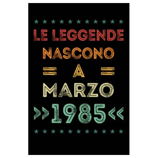 Le Leggende Nascono A Marzo 1985: Idea regalo originale e divertente 38 anni per donne, quaderni da uomo. Quaderno a righe - 120 pagine