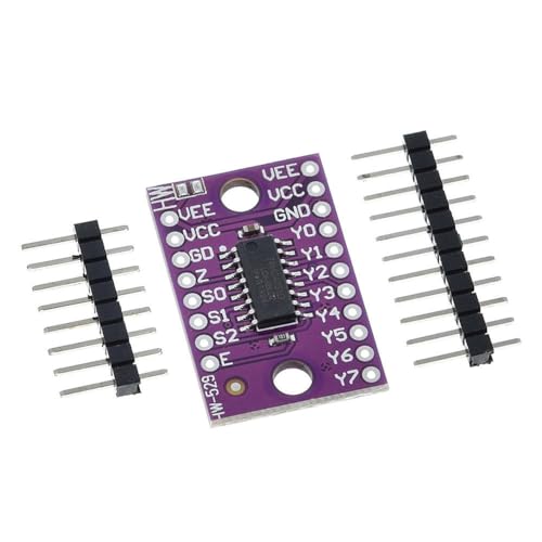 74HC4051 CD4051 Single 8-Channel Digitally Controlled Electronic Switch Multiplexers for Ardunio - Thumbnail 6