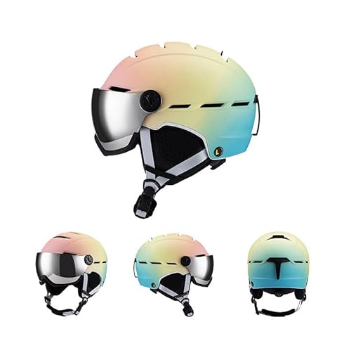 スキー・スノボー用ヘルメット 軽量 バイザー付き」の人気商品一覧