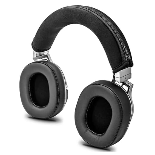 YunYiYi 1 st ersättande pannband med dragkedja kuddar stötfångare delar kompatibla med Audio-Technica ATH-MSR7 ATH-M50X ATH-M20 ATH-M30 ATH-M40 ATH-M40X ATH-SX1 hörlurar (svart)