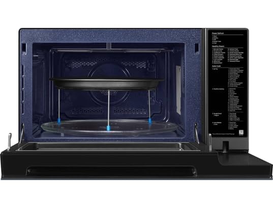 Samsung MC32DB7746KDE1 - Microonde Bespoke con grill e aria calda, 32 l, 900 W, Smart Control, AirFry, Power Defrost, Healty Steam, Clean Navy