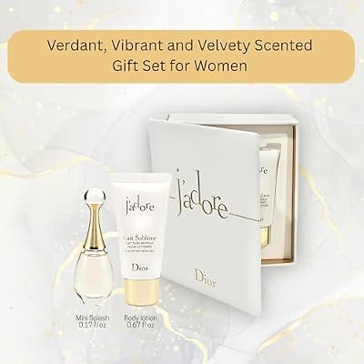 Dior J'adore Perfume for Women Mini Fragrance Gift Set EDP & Body Lotion Duo Travel Set