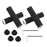 SAROAD Puños de goma antideslizantes para manillar de bicicleta de montaña, color