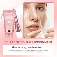 Sokgo Collagen Overnight Wrapping Mask, Intensive Hydration Anti Aging Overnight Skin Treatment, Boosts Elasticity and Firmness, Revitalizes Dull Skin Reduces Fine Lines and Wrinkles (1PCS) — image 4