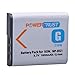 PowerTrust NP-BG1 NP-FG1 Akku mit Ladegerät für Sony Cyber-Shot DSC-W120, DSC-W100, DSC-H7, DSC-H9, DSC-W220, DSC-H55, DSC-W30, DSC-W300, DSC-W55, DSC-W50