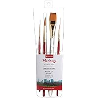 Princeton Heritage, Golden Taklon Brushes for Warercolor &