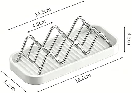 Bar Soap Holder, 2 Pack, 304 Stainless Steel with Removable Drip Tray image 5