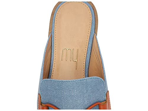 Mule Fechada Multicolorido My Shoes, Jeans/Canga, 36