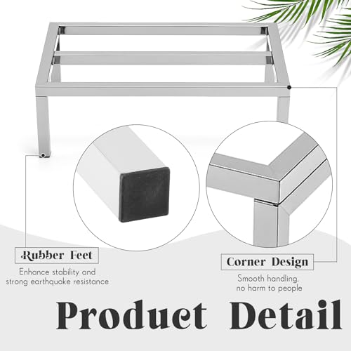 Image of MorningRo 1 Pack Dunnage Rack 24 inch Long x 14 inch Wide, 7.9 inch Height