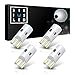 SiriusLED AG Super Bright 300 Lumen Ultra Compact LED Interior Light Bulb Size 168 175 194 2825 Pack of 4 Color White