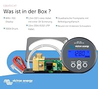 Victron Energy BMV-700 Batteriemonitor mit Display - 6.5-95 VDC - Fungiert als Batteriewächter - Grau – Ansicht 4