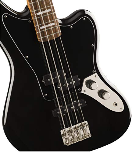 Squier Classic Vibe Jaguar Bass, Black, Laurel Fingerboard #TOP3