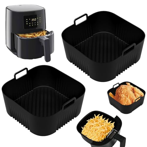 Airfryer Silikonform für Philips Essential 4,1L (HD9252, HD9200, HD9255), Philips Airfryer Zubehör, 2PCS Silikon Backform für Heißluftfritteuse, Zubehör Heißluftfritteuse für Philips Airfryer