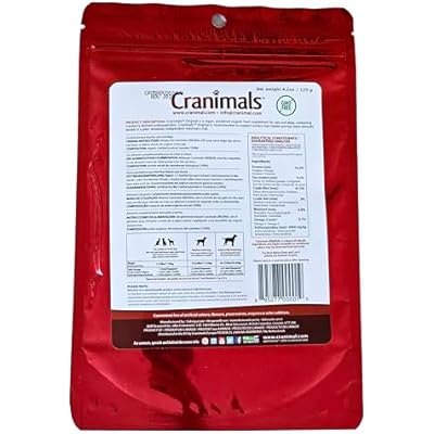Cranimals Organic Cranberry Cat and Dog Supplement, Prevents UTIs, Incontinence and Struvite Stones, Replaces antibiotics.