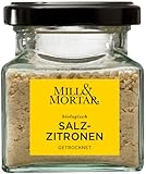 Mill & Mortar BIO Salzzitronen-Granulat | Preserved Lemon getrocknet & granuliert | für Tajine, Hummus, Dressings & Cocktails | ohne künstliche Aromen | 40 g