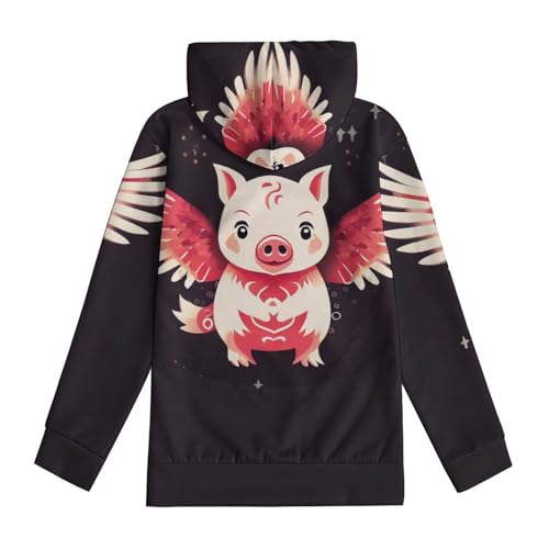 Sweat à capuche cochon pour enfant : finis les pulls froids sans protection