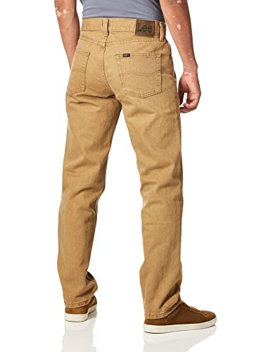 Image of Lee Men's Cotton Blend and Polyester Regular Fit Straight Leg Jeans