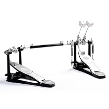 Advanced direct drive technology: The PD P800 double bass pedal features direct drive technology, offering faster, more precise response for both fast play and subtle control. Aerospace-grade materials: Crafted from aerospace-grade aluminum and high-...