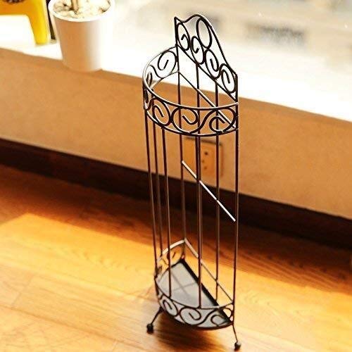 Porte-parapluie bâton de marche support de stockage avec bac - 4