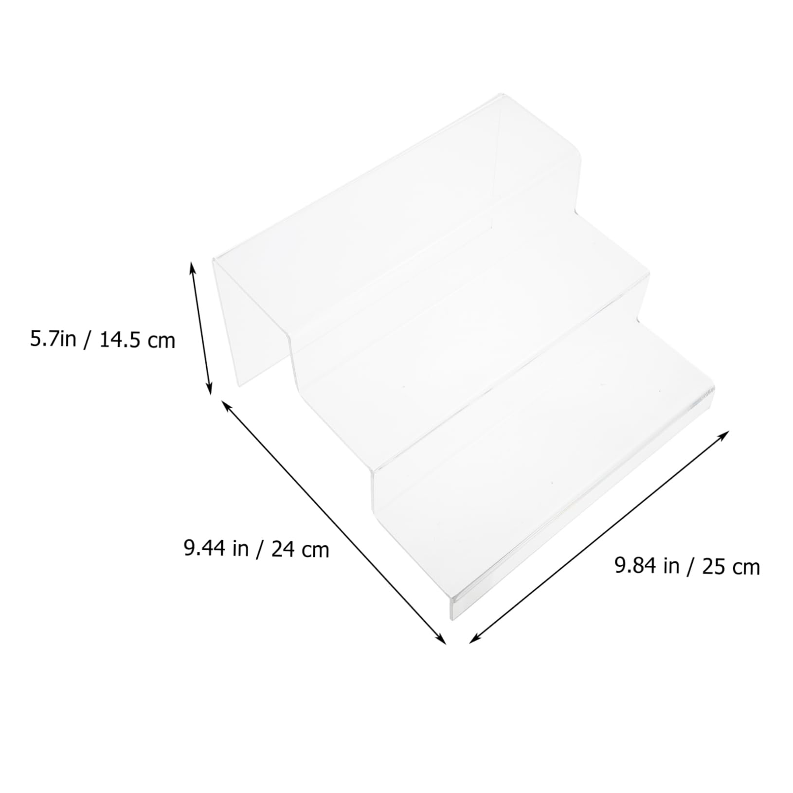 Holibanna Versatile Acrylic Jewelry Display Rack 3 Tier Store Organize Your Collection