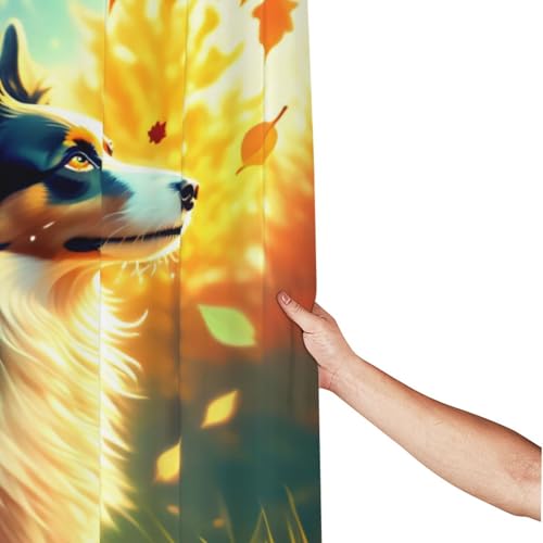 Rideau de douche en tissu avec crochets inclus lavable 183cm