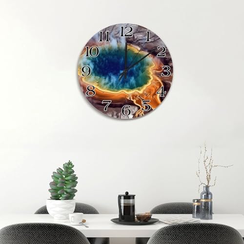 Horloge murale moderne en pierre souvenir cadeau ami étranger