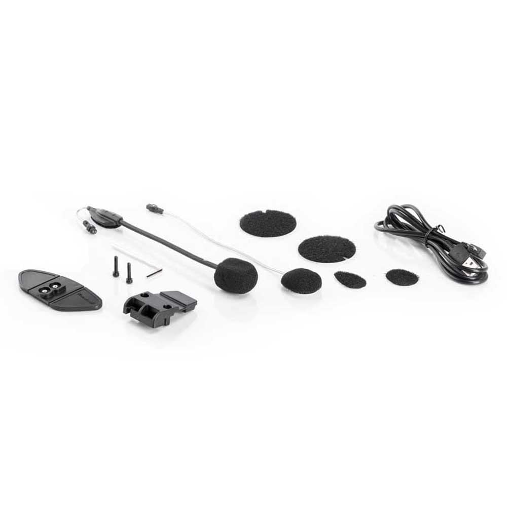 Midland BTX1 Pro S Pojedynczy C1411.04, Pojedynczy Intercom Motocyklowy Bluetooth, Wodoodporny Kask IPX6, Motocyklowy, Bateria 23h, Zakres 800 m, Web Radio Via App.