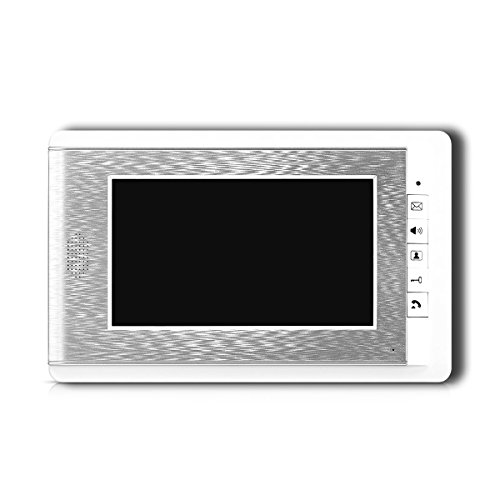 Amocam 7 Inch Color Lcd Screen 4-Wires Wired Monitor For Video Intercom Doorbell System, Support Monitoring, Unlock, Dual Way Door Intercom #TOP3