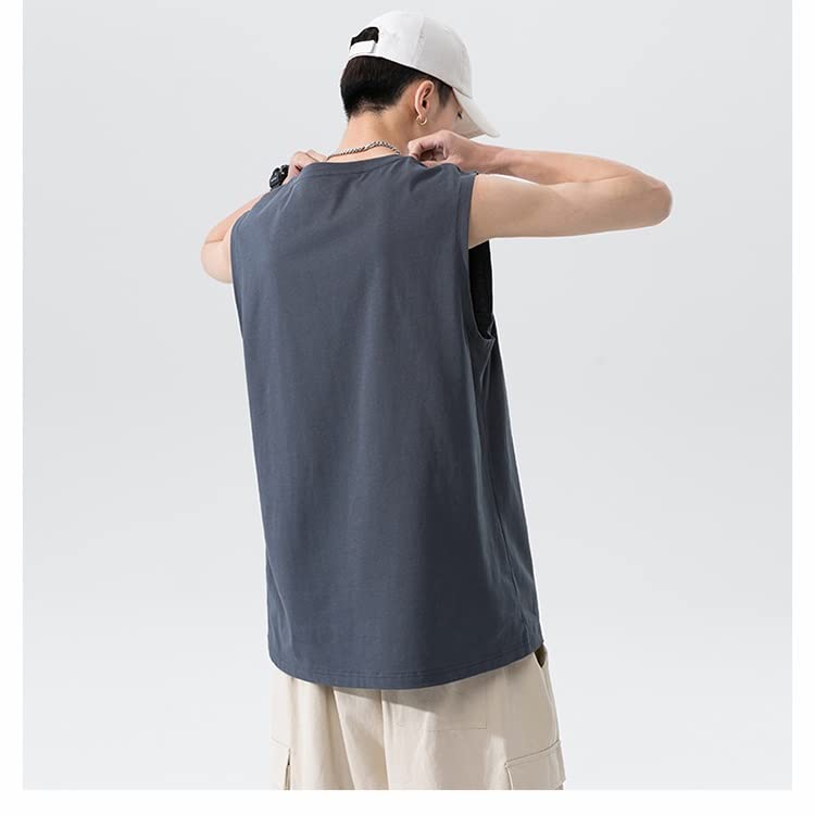 Amazon.co.jp: IRDFWH メンズサマーグレータンクトップコットン