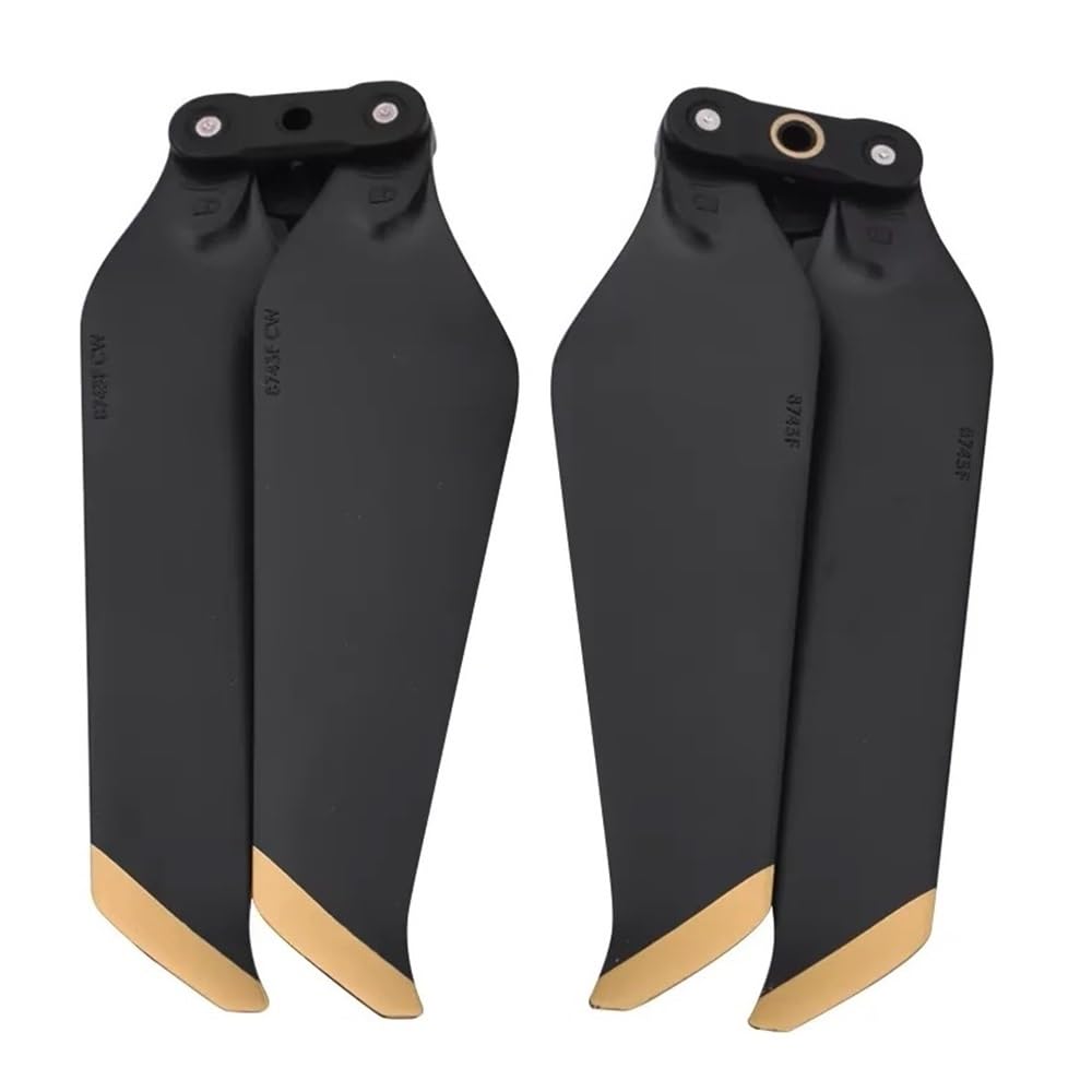4/8 Stück 8743 Propeller Low-Noise Props PASSEN for 2 Pro Quick-Release Folding Noise Prop Zubehör(8PCS Gold)