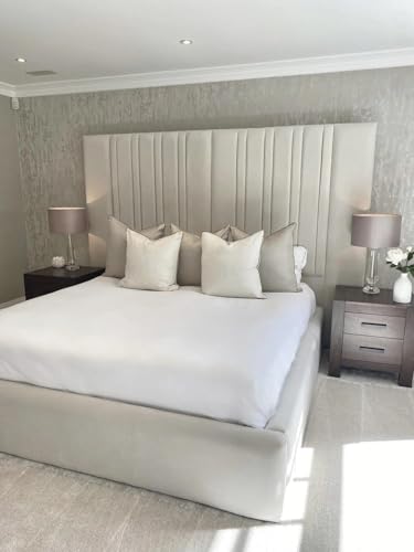 Image of 3FT Single Bed Luxury Bedframe With Tufted Headboard Upholstered In Plush Velvet Steel Bed - No Mattress - No Storage (Steel Plush, 3FT Single - No Mattress - No Storage)