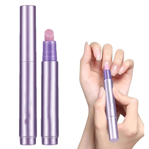 NiceNaiils 2 piezas Bolígrafos 3 en 1 para Cuidado de Uñas - Empujador de Cutículas con Punta de Cerámica y Aceite Hidratante - Hidrata, Fortalece y Brinda Brillo Profesional