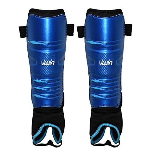 Uwin Hockey Shinguards, royal/black/aqua