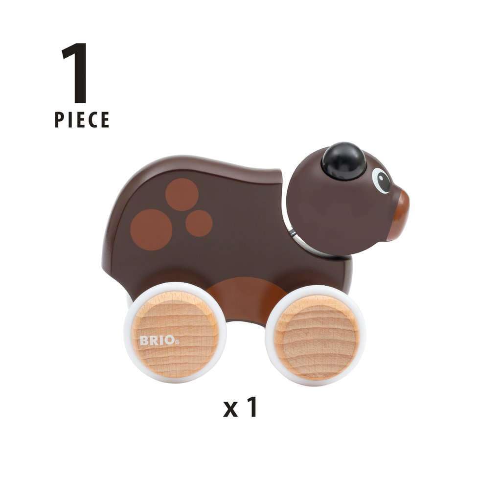 Jouet à tirer poule en bois FSC - Little Farm - BONNIE BONNIE