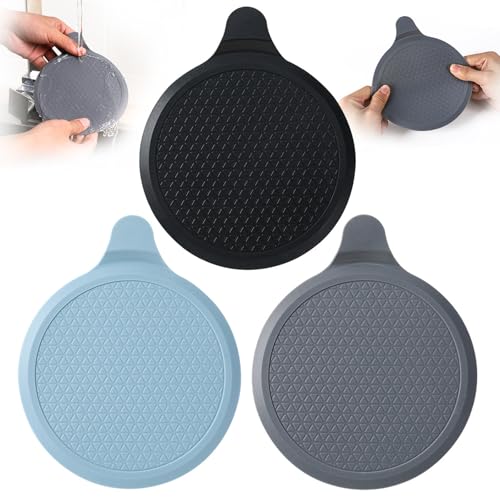 Silicone Bathtub Stopper - 3Pcs 6 Diameter Universal Sink Plug, Kitchen Sink Drain Plug, Shower Tub Drain Stopper, Washbasin Drain Stopper, Universal Silicone Drain Plug