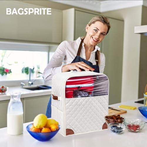 BAGSPRITE Stand Mixer Cover with Appliance Sliders Base Compatible with KitchenAid Mixer-Storage Bag for 4.5/5 Quart with Pockets for Kitchen Aid Accessories and Attachments by BAGSPRITE - Image 6