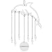 wavvter Personalized Customized Wind Chimes, Inspirational Sun/Dolphin Wind Chimes Indoor Metal Bell Wind Chimes for Garden, Yard, Home, Room (Personalized Dolphin)