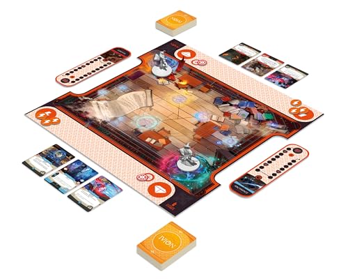 Image of IVION: The Sun and The Stars | APE Games | Board Game | 2 Players | 20-60 Minutes | Ages 14+ | Fantasy | Hero Dueling | Deck Building | Cross Compatible | Season 1 | Aislyn Hall and Aaron Shaw