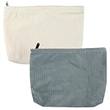 Pratique Trousse Maquillage : Avez-vous toujours du mal à trouver le bon endroit pour ranger vos cosmétiques quotidiens lors de vos déplacements ? Nous vous proposons deux Trousse Maquillage Femme de grande capacité, en rose et vert. Chaque Trousse Toilette Femme mesure 25 x 18 x 5 cm. Vous pouvez y ranger des crayons à sourcils, eyeliners, rouges à lèvres, parfums et autres cosmétiques.