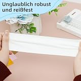 IModeur Folia do plotera PU tekstylna biała – 30,5 x 300 cm folia flex, do plotera, tekstylna, biała, do Silhouette Cameo, folia tekstylna na ubrania, czapki, spodnie, inne materiały