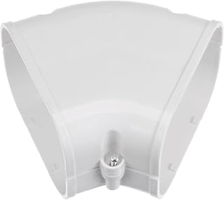 PATIKIL 4-inch decorative 45-degree elbow cover accessory